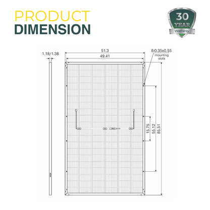 Eco-friendly and high-efficiency solar panel – designed for optimal energy production, durability, and sustainability in residential and commercial applications