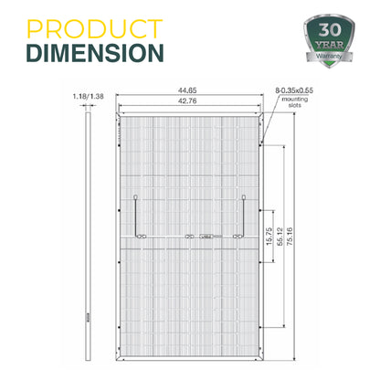 Eco-friendly and high-efficiency solar panel – designed for optimal energy production, durability, and sustainability in residential and commercial applications