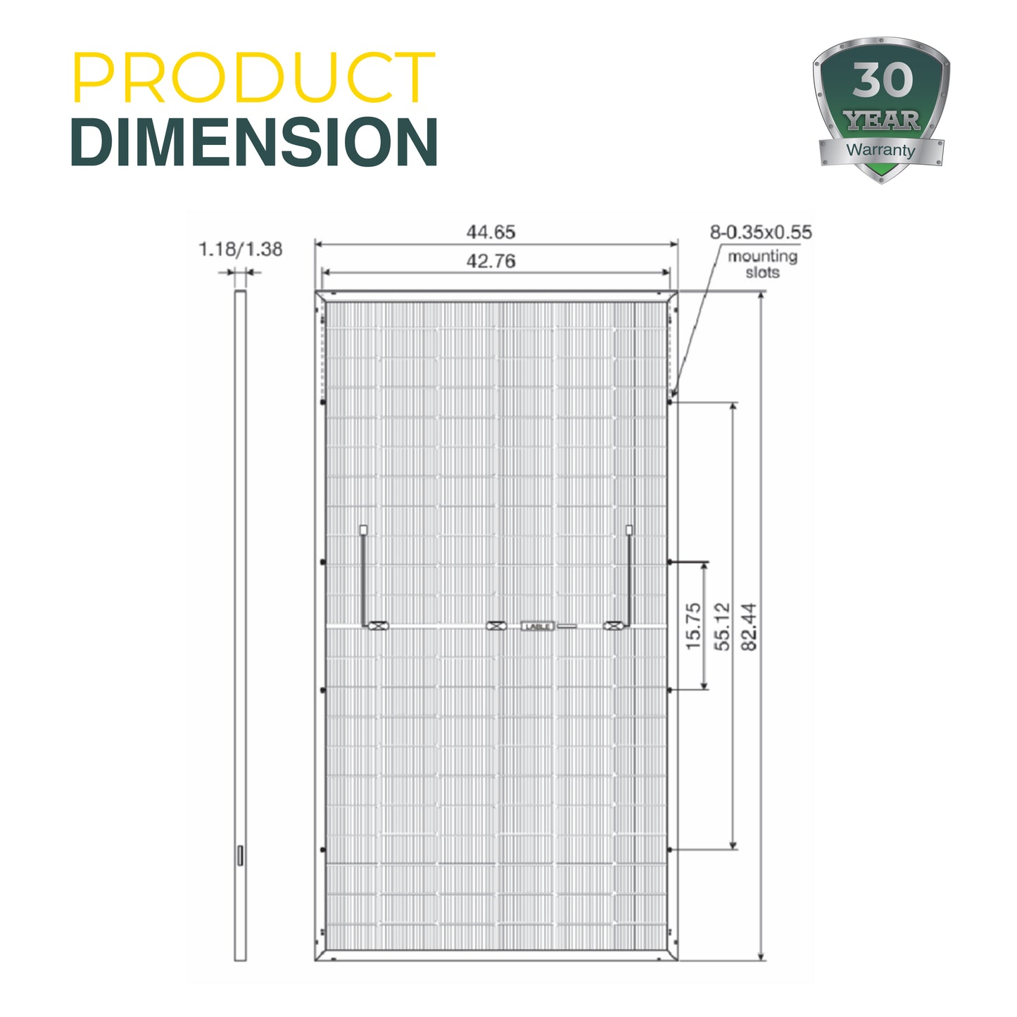 Eco-friendly and high-efficiency solar panel – designed for optimal energy production, durability, and sustainability in residential and commercial applications