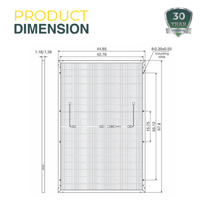 Eco-friendly and high-efficiency solar panel – designed for optimal energy production, durability, and sustainability in residential and commercial applications