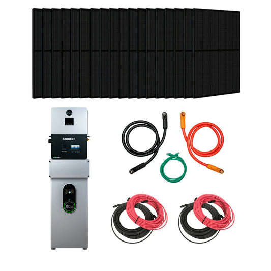 Complete Off-Grid Solar Kit EG4 6000XP | 8000W PV Input | 6000W Output | 48V 280Ah | 14.3kWh | WallMount Indoor Battery + Up To 7200W PV Solar