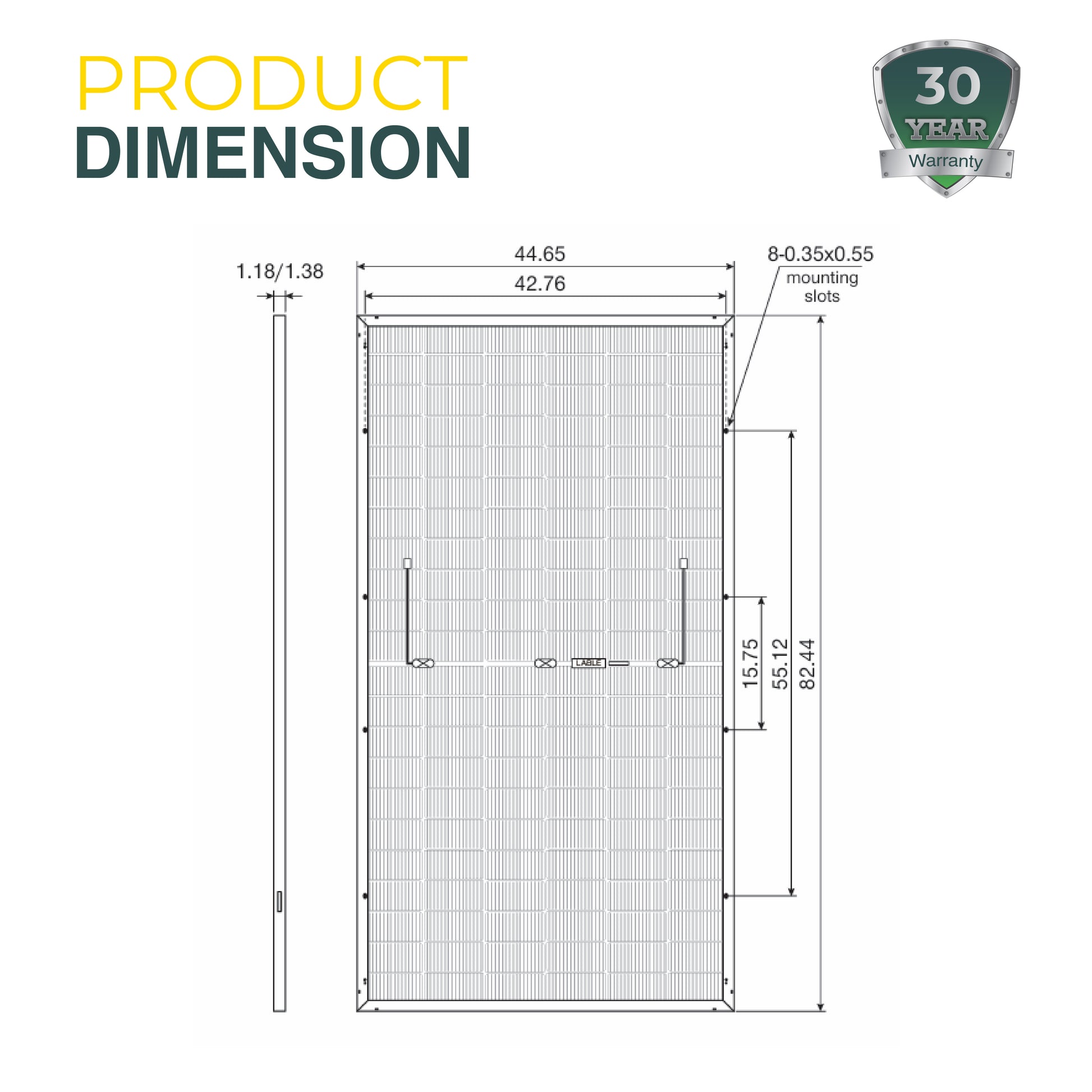 Eco-friendly and high-efficiency solar panel – designed for optimal energy production, durability, and sustainability in residential and commercial applications