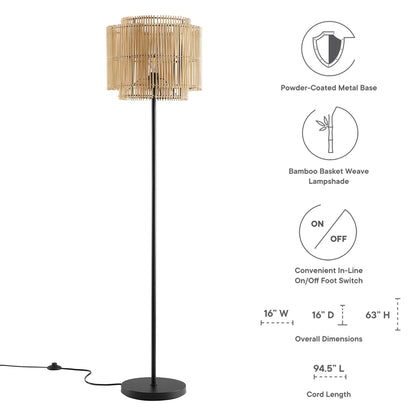 Nourish Bamboo Floor Lamp