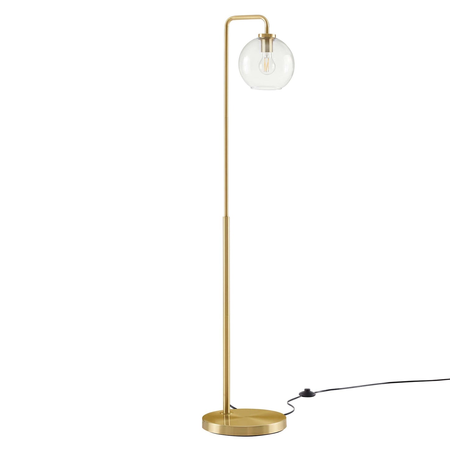 Lighting, Floor Lamps, Marble Base Lamp, Metal lamp, Transparent Lamp,