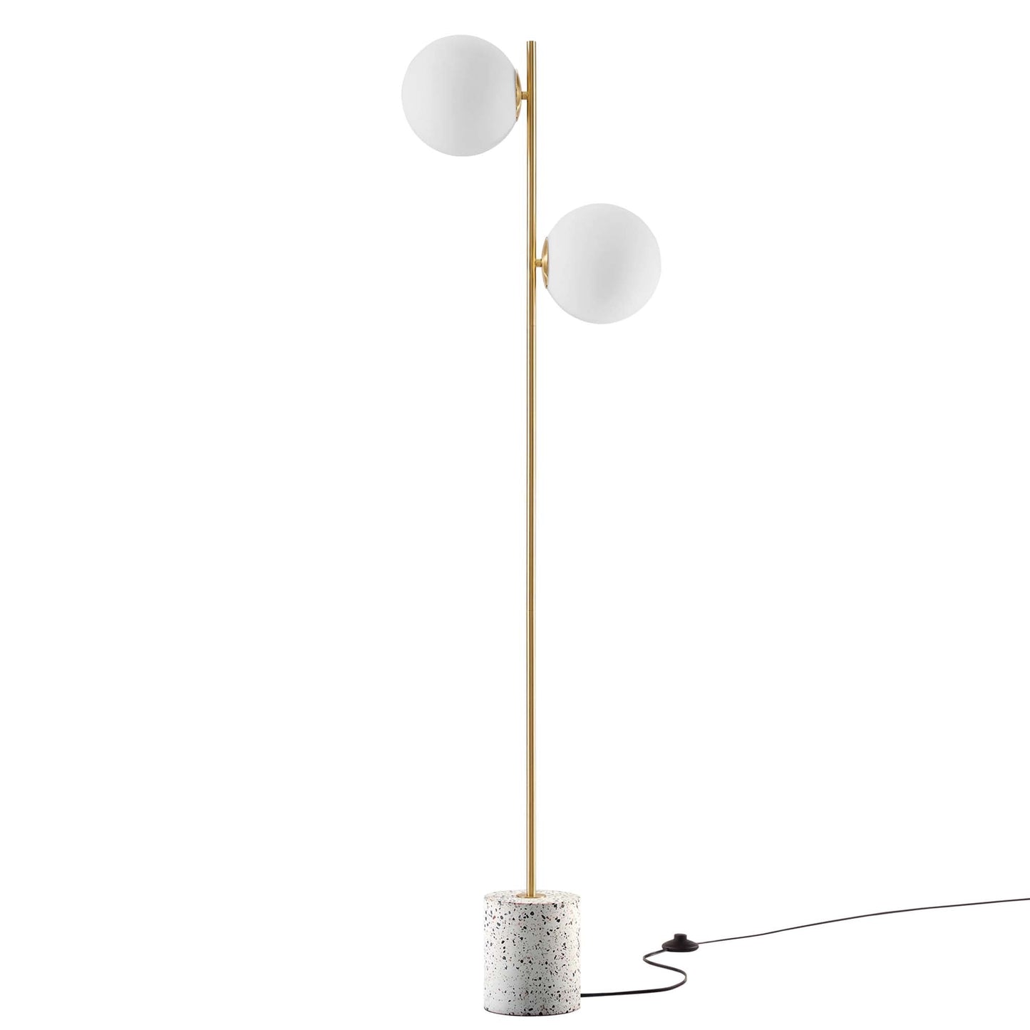 Lighting, Floor Lamps, Marble Base Lamp, Metal lamp, Transparent Lamp,