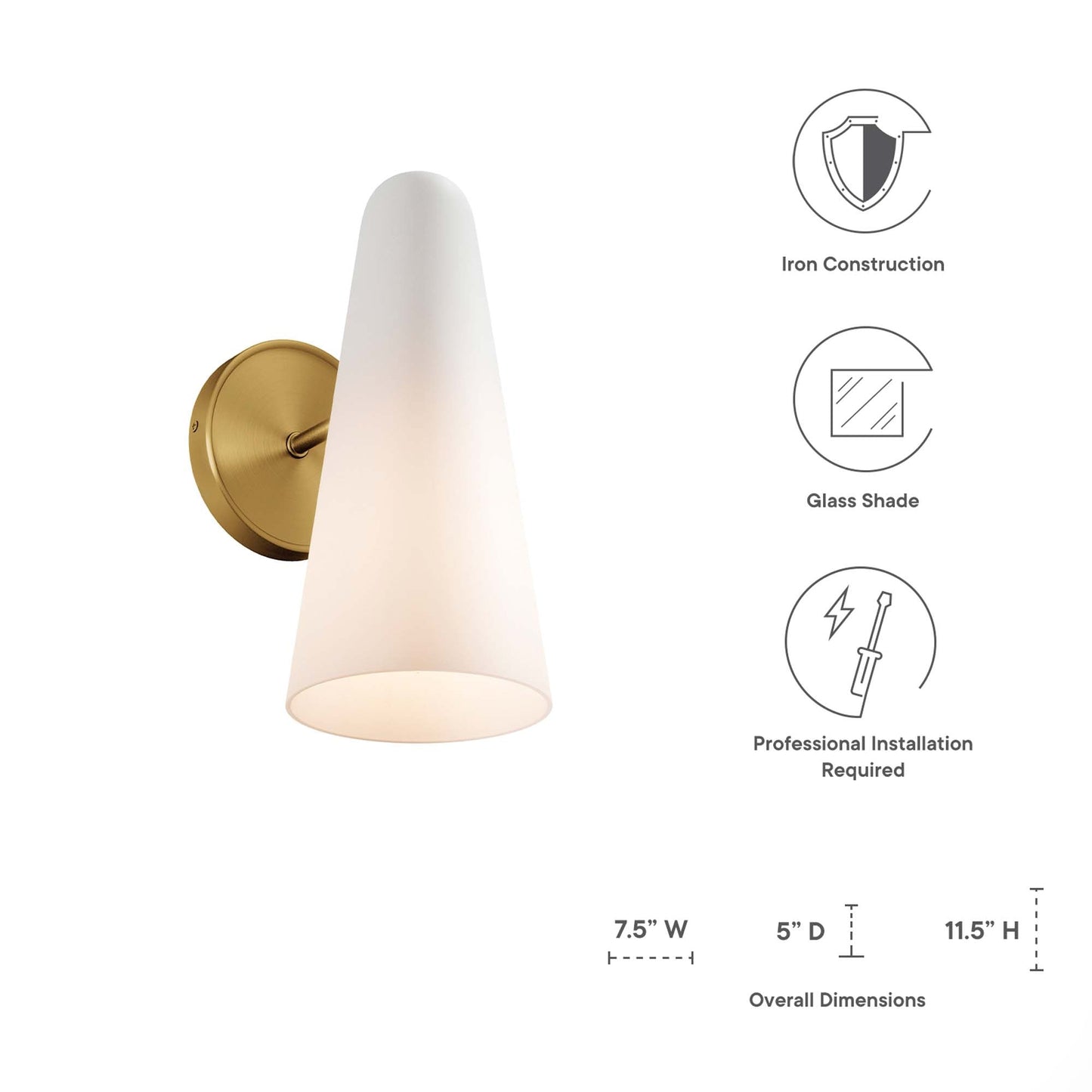 Beacon 1-Light Wall Sconce