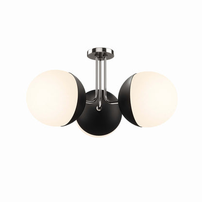 Stellar 3-Light Semi-Flush Ceiling Light