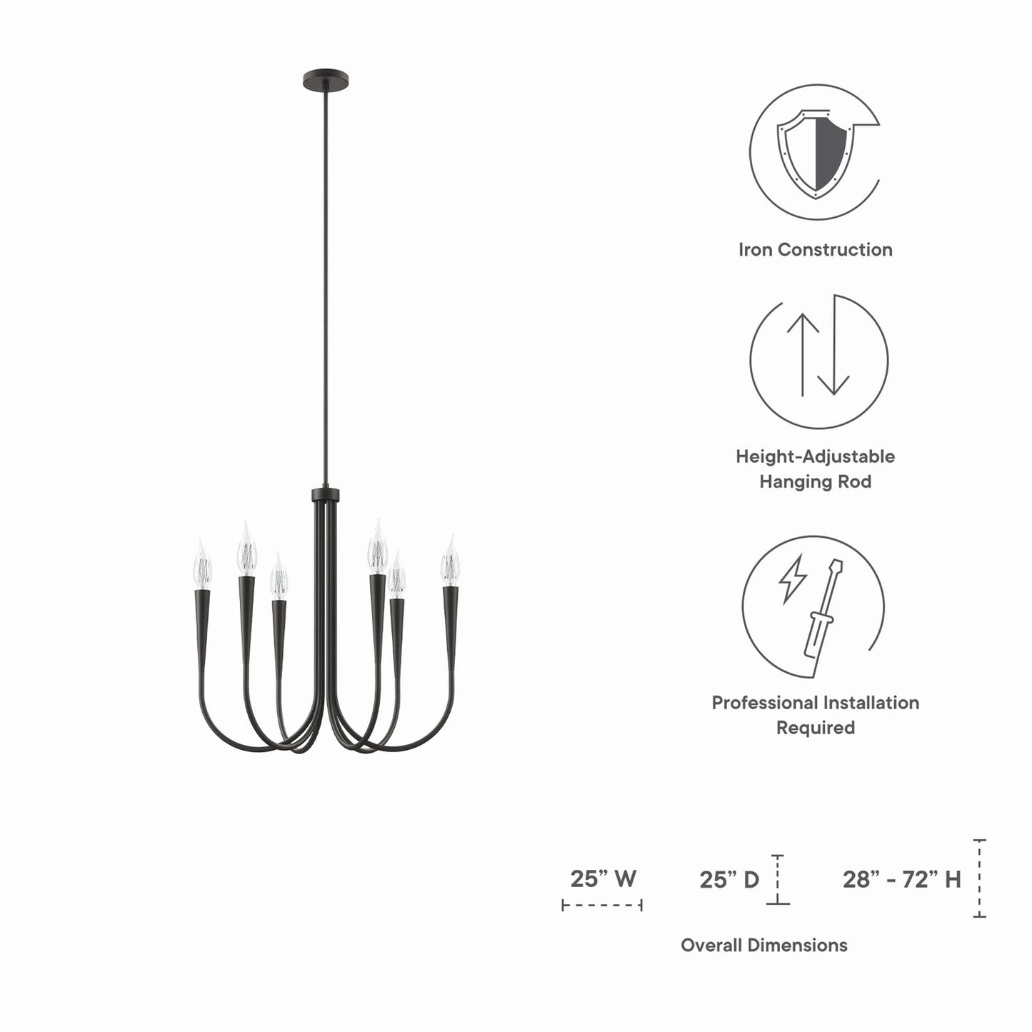 Penrose 6-Light Chandelier