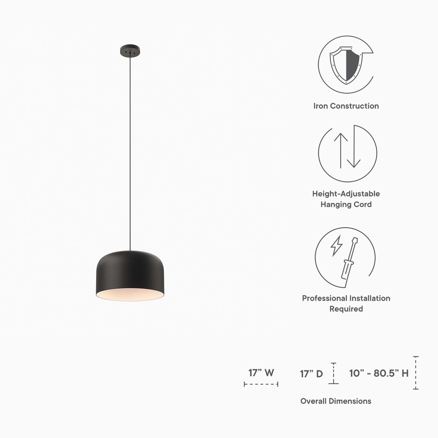 Avenue 1-Light Pendant Light