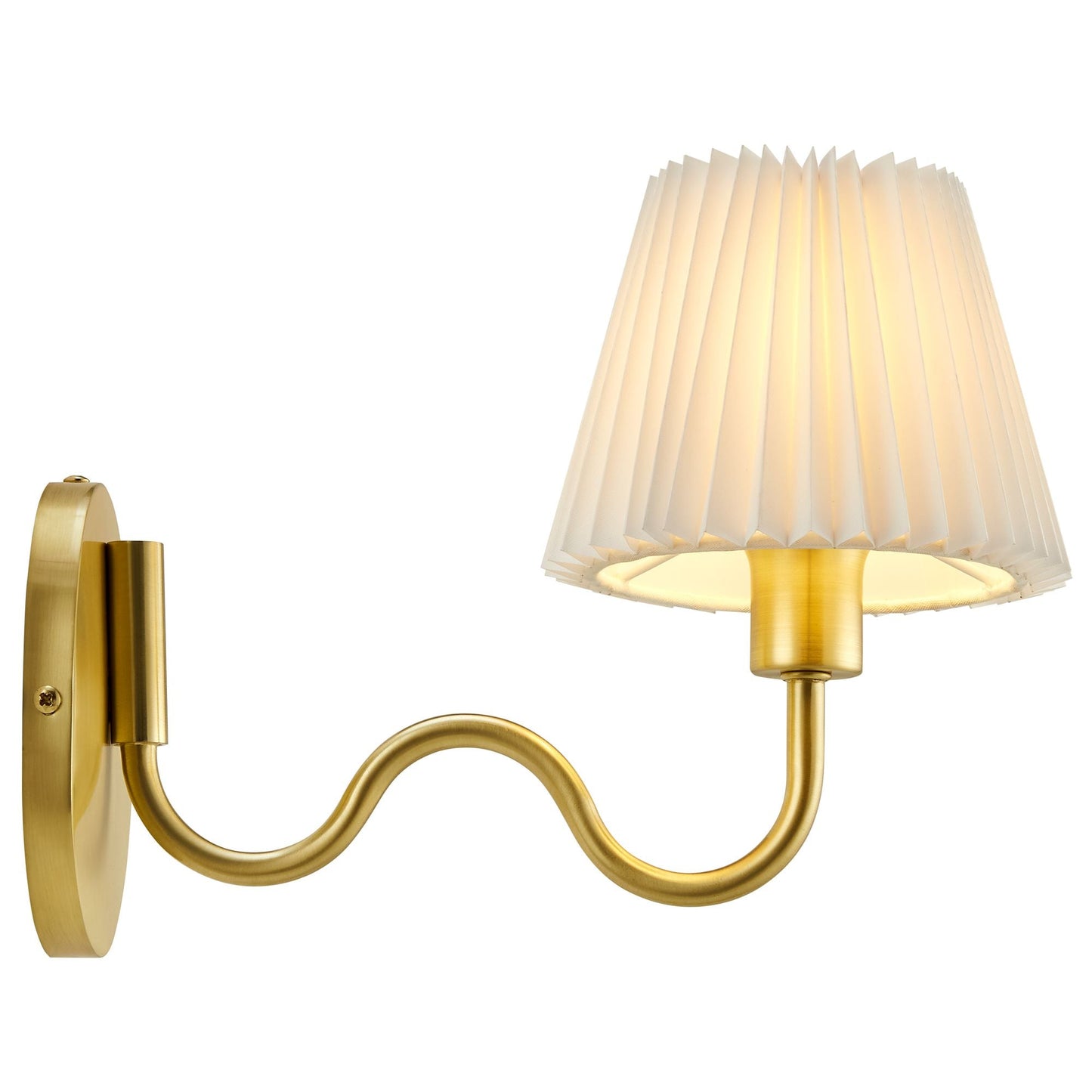 Wave Squiggle Arm Wall Sconce by ES Supply