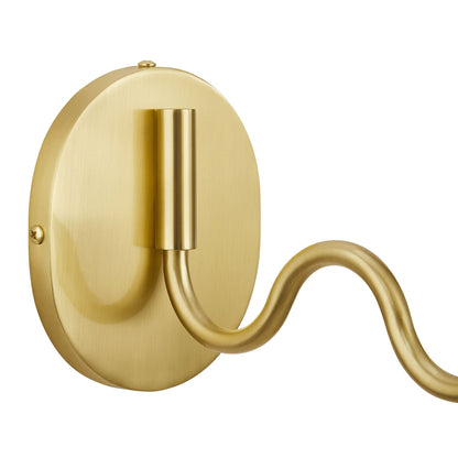 Wave Squiggle Arm Wall Sconce by ES Supply