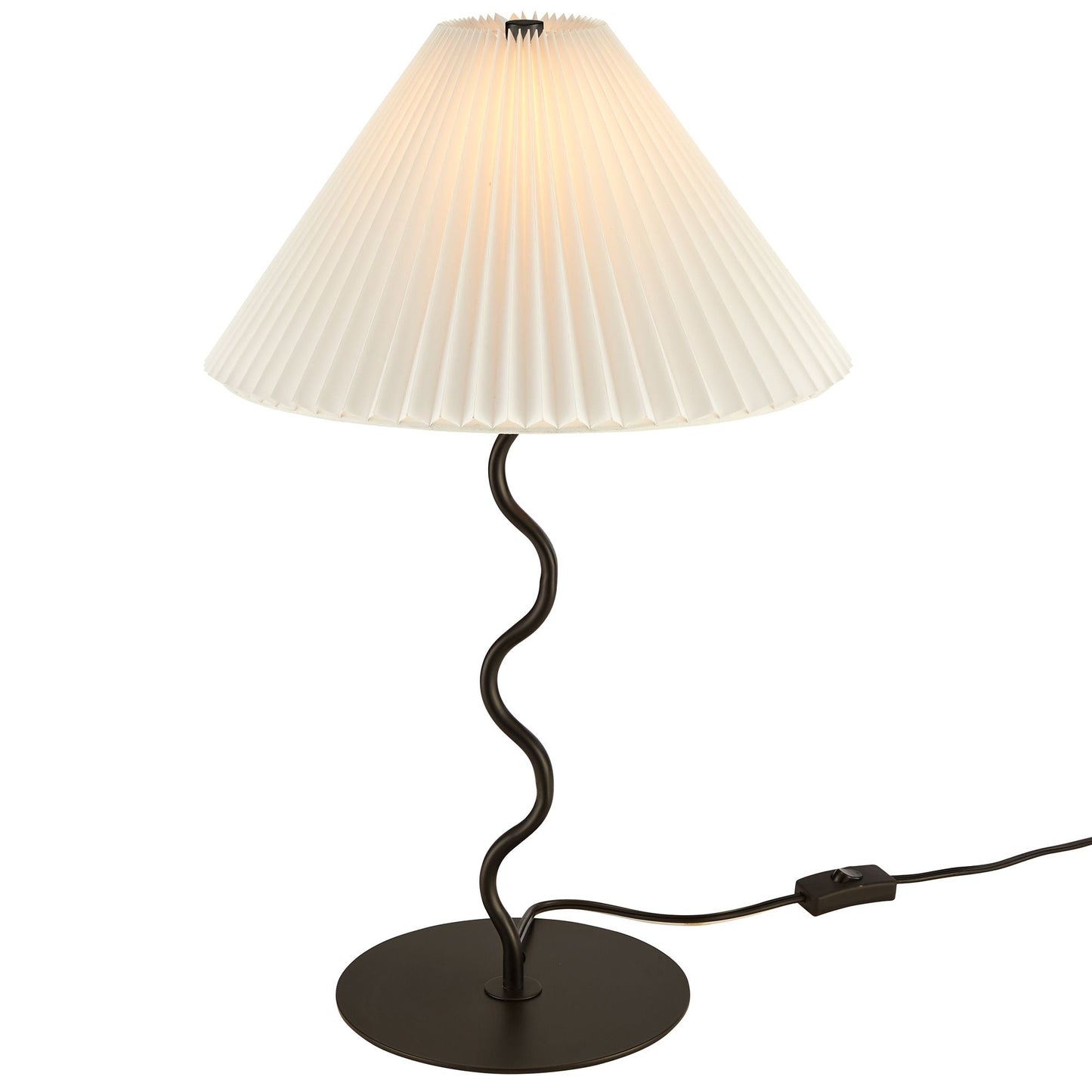 Wave Squiggle Table Lamp by ES Supply