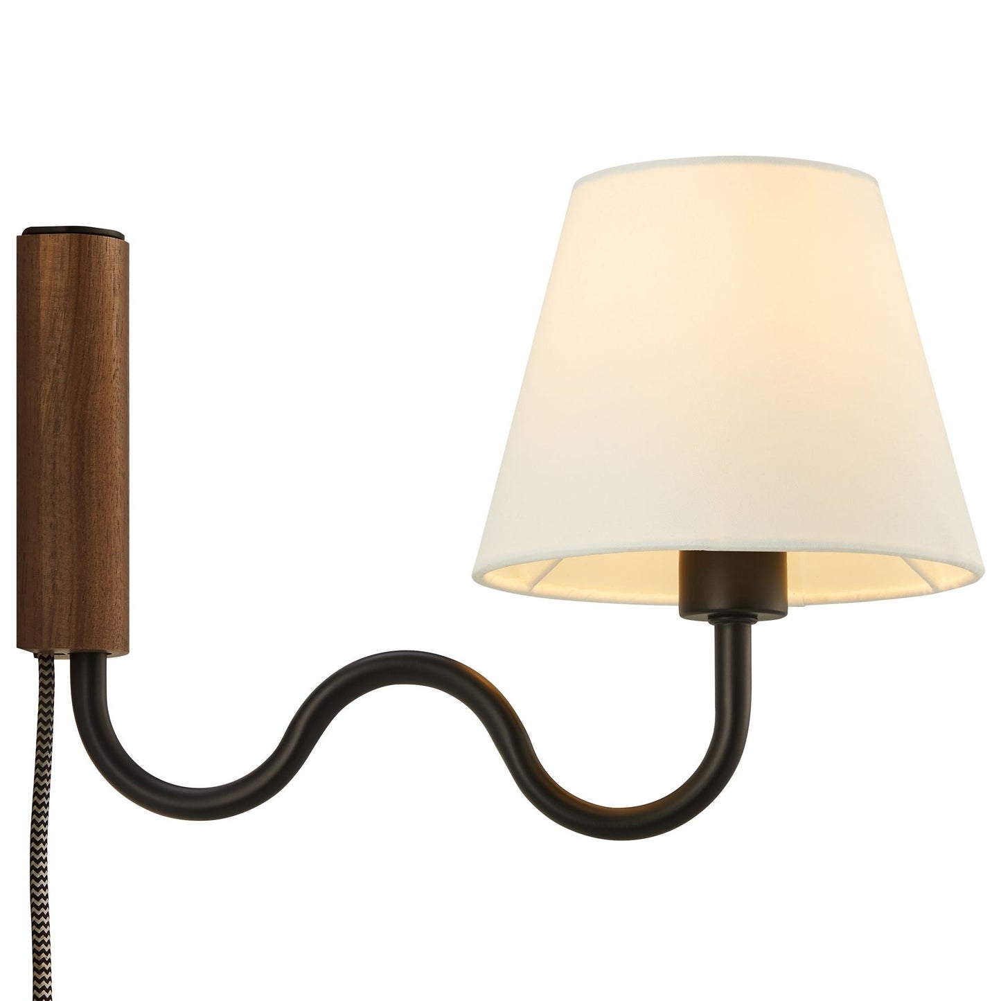 Sunlit Squiggle Arm Wall Sconce by ES Supply