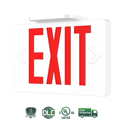 LED Exit Sign (Red), Damp Rated