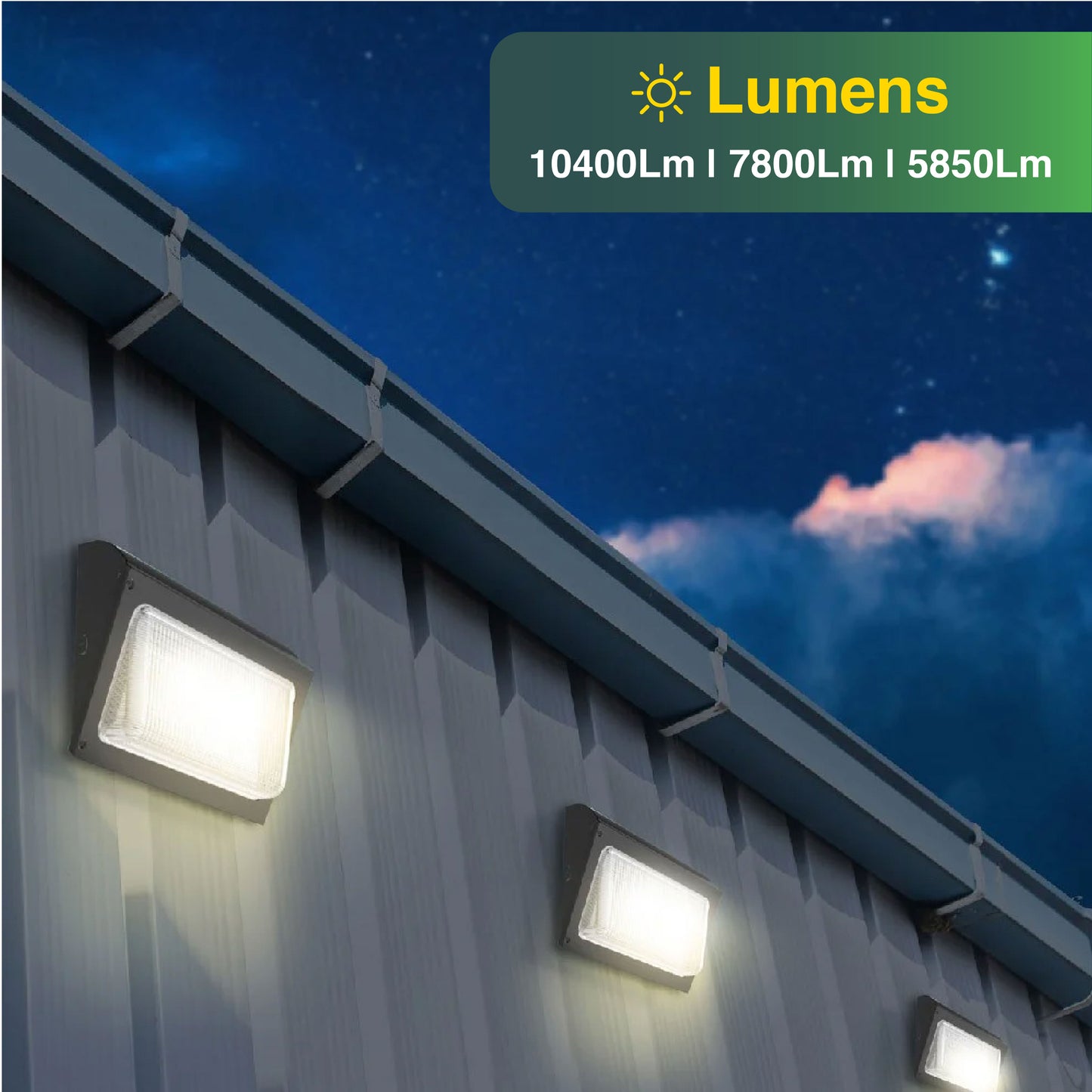 LED Wall Pack Light with  80W/100W/120W Tunable  3500K/4000K/5000K 15600LM, Forward Throw, Waterproof Wall Mount Security Lighting, , ETL&DLC 5.1