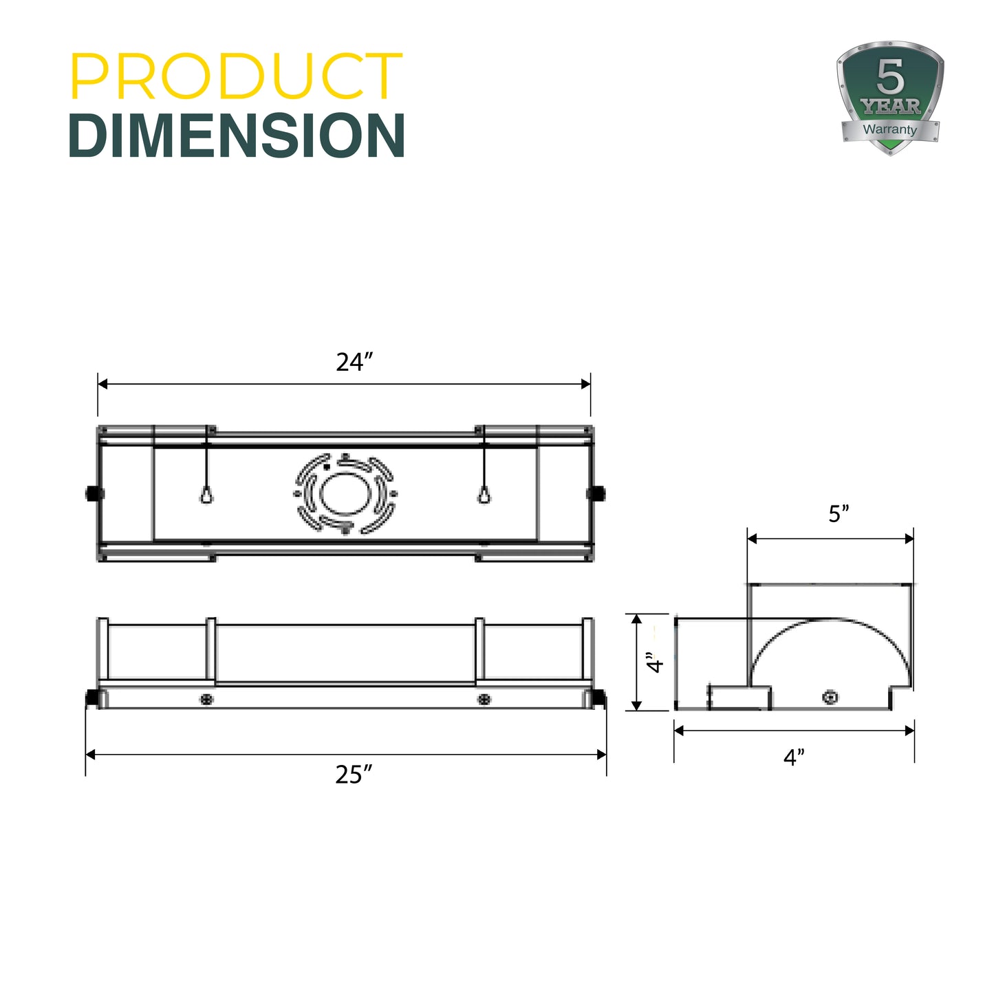 Elegant Glow LED Linear Vanity Light | Streamlined Design for Modern Elegance | 24 inch