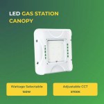 Commercial LED Gas Station Canopy 150W For Outdoor Spaces