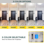 LED Double Ring Golden Flushmount Light - 16W with 5-in-1 CCT 2700K/3000K/3500K/4000K/5000K - Image 5