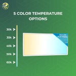 2×4 LED Panel Light 72W/60W/50W/40W/30W Adjustable Upto 60K CCT Changeable, 9360 Lumens, For Offices & Commercial Spaces - Image 2