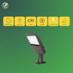 LED Pole Light with Photocell Sensor 150W/100W/70W Adjustable upto 5000K, Universal Mount for Street & Parking Lot - Image 2