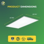 2×4 LED Panel Light 72W/60W/50W/40W/30W Adjustable Upto 60K CCT Changeable, 9360 Lumens, For Offices & Commercial Spaces - Image 6