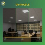 2×2 LED Panel Light – Adjustable 20W–40W, Changeable CCT 30K–60K, 5200 Lumens, 120–277V, Dimmable, ETL & DLC 5.1 Listed - Image 4