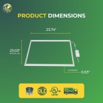 2×2 LED T-Bar Panel Light, 40W/30W/20W Wattage Adjustable Upto 5000K CCT Changeable, 5200 Lumens, Ideal for Offices, Schools & Commercial Spaces - Image 6