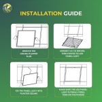 2×4 LED Panel Light 72W/60W/50W/40W/30W Adjustable Upto 60K CCT Changeable, 9360 Lumens, For Offices & Commercial Spaces - Image 7