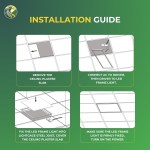 1×4 Grid Frame LED T-Bar Panel Light, Adjustable Wattage (20W/30W/40W), CCT Changeable (3000K/4000K/5000K), 5200 Lumens, ETL & DLC 5.1 Listed - Image 7