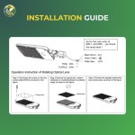 LED Pole Light with Photocell Sensor 150W/100W/70W Adjustable upto 5000K, Universal Mount for Street & Parking Lot - Image 8
