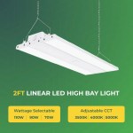 2FT Linear LED High Bay Light | Wattage Adjustable 70W/90W/110W