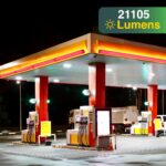 Commercial LED Gas Station Canopy 150W, 5700K | UL & DLC Listed | Fuel Stations, Outdoor Canopies, Parking Areas - Image 9