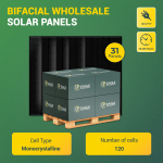 450W Bifacial Solar Panel
