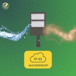 LED Pole Light with Photocell 300W/240W/200W Adjustable upto 5000K, Universal Mount for Parking Lot, Street & Outdoor Area Lighting - Image 6