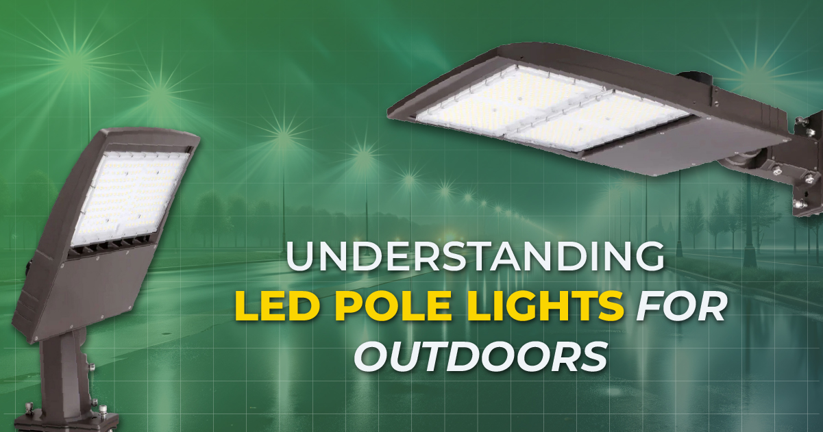 LED Pole Lights For Outdoor